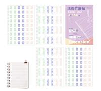 Paper Hole Reinforcements - 156-Piece Self-Adhesive Tabs - Colorful Hole Punch Protector Stickers - for Notebook Ring Retail Supplies Bookmark Reminder Markers Schedule