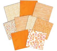 Paper House Productions 12" x 12" 9-Sheet Decorative Double Sided Paper Pack for Scrapbooking and Crafts - Tangerine Palette