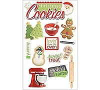 Paper House Productions Christmas Cookies 3D Stickers