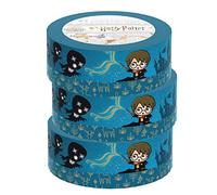 Paper House Productions Harry Potter 3-Pack Set of 2 Foil Accent Washi Tape Rolls for Scrapbooking and Crafts - Chibi Expecto Patronum