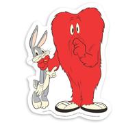 Paper House Productions Looney Tunes Vinyl Sticker, Gossamer & Bugs Bunny