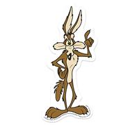 Paper House Productions Looney Tunes Wile E. Coyote Die-Cut 3.8" Vinyl Sticker