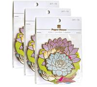 Paper House Productions Lotus Die Cut Stickers Multipack (Pack of 3)