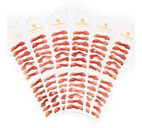 Paper House Productions Pack of 3 Sticker Half-Sheets for Crafts, Scrapbooking & Collecting - Crispy Bacon 6 Pack