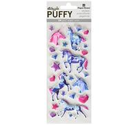 Paper House Productions Puffy Stickers, Unicorn, 3-Pack