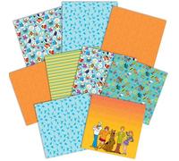 Paper House Productions Scooby Doo 12" x 12" 9-Sheet Decorative Double Sided Paper Pack for Scrapbooking and Crafts