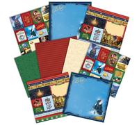 Paper House Productions Scrapbook, Polar Express, 12" x 12" Paper Pack