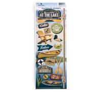 Paper House Productions STCX-0201E At The Lake Cardstock Stickers (6-Pack)