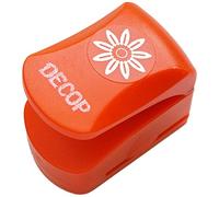 Paper Intelligence Sunflower Shaped Craft Puncher, Zinc, Orange - Hole Punch, 12 Sheets, Manual, 0.18mm Thickness, 1 Hole, Sunflower Style