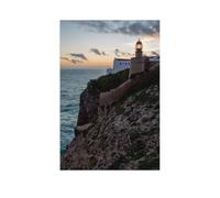 Paper Jigsaw 1000 Piece,Cabo de Sao Vicente,Educational Toys For Adult Birthday Gift(38x26cm)-AT62