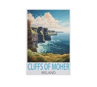 Paper Jigsaw 1000 Piece,Cliffs of Moher Ireland,Educational Toys For Adult Birthday Gift(38x26cm)-FO38