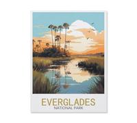 Paper Jigsaw 1000 Piece，Everglades National Park,Sunset，Educational Toys for Adult Birthday Gift-S76-50x70cm