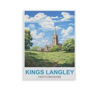 Paper Jigsaw 1000 Piece，King's Langley Hertfordshire，Educational Toys For Adult Birthday Gift（50x70cm）-GU38