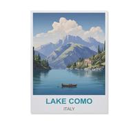 Paper Jigsaw 1000 Piece，Lake Como Italy，Educational Toys For Adult Birthday Gift（50x70cm）-C82