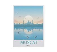 Paper Jigsaw 1000 Piece,Muscat Oman,Educational Toys for Adult Birthday Gift 50x70cm-EY40