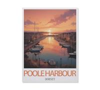 Paper Jigsaw 1000 Piece,Poole Harbour Dorset,Educational Toys For Adult Birthday Gift(50x70cm)-FI98