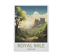 Paper Jigsaw 1000 Piece，Royal Mile Scotland，Educational Toys for Adult Birthday Gift（26x38cm）-FJ20