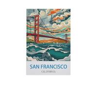 Paper Jigsaw 1000 Piece,San Francisco California,Educational Toys For Adult Birthday Gift(38x26cm)-GD38