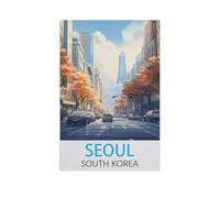 Paper Jigsaw 1000 Piece，Seoul South Korea，Educational Toys For Adult Birthday Gift（38x26cm）-FT38
