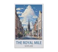 Paper Jigsaw 1000 Piece，The Royal Mile Scotland，Educational Toys for Adult Birthday Gift-Z284-50x70cm