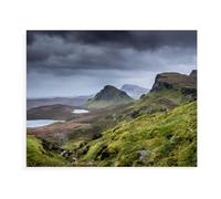 Paper Jigsaw Puzzle 1000 Pc，Trotternish, Isle of Skye (the "Coloured Isle")，Challenging Game Toys Gift for Home Wall Decoration（38x26cm）-BD90