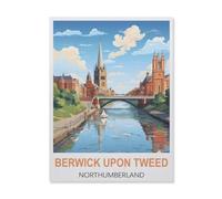 Paper Jigsaw Puzzle 1000 Pieces，Berwick upon Tweed Northumberland，Adult Children Toys Decompression Game（38x26cm）-FH39