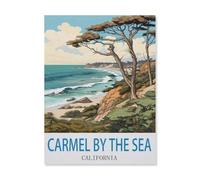 Paper Jigsaw Puzzle 1000 Pieces,Carmel by The Sea California,Adult Children Toys Decompression Game-EI313-26x38cm