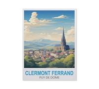 Paper Jigsaw Puzzle 1000 Pieces，Clermont-Ferrand Puy de Dome，Adult Children Toys Decompression Game（38x26cm）-GP19