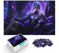 Paper Jigsaw Puzzle, 1000 Pieces, Dark Queen on Throne, 1000pcs (70x50cm) | For calm winter entertainment at home: Adult jigsaw puzzle with 1000 pieces turns winter leisure into a focused activity.