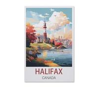 paper Jigsaw Puzzle 1000 Pieces，Halifax Canada，Adult Children Toys Decompression Game（50x70cm）-AB34