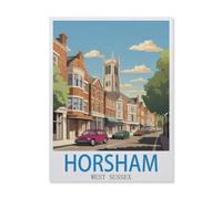 Paper Jigsaw Puzzle 1000 Pieces，Horsham West Sussex，Adult Children Toys Decompression Game（50x70cm）-FD79