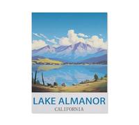 Paper Jigsaw Puzzle 1000 Pieces,Lake Almanor California,Adult Children Toys Decompression Game-ED320-26x38cm