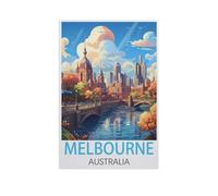 Paper Jigsaw Puzzle 1000 Pieces，Melbourne Australia，Adult Children Toys Decompression Game（50x70cm）-FW19