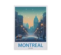 paper Jigsaw Puzzle 1000 Pieces，Montreal Canada，Adult Children Toys Decompression Game（26x38cm）-EC100