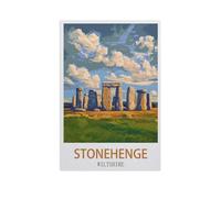 Paper Jigsaw Puzzle 1000 Pieces，Stonehenge Wiltshire，Adult Children Toys Decompression Game（26x38cm）-FY41