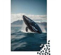 Paper Jigsaw Puzzle, 1000 Pieces, Whale Watching Tours, 38x26cm/1000pcs | For a break from screens: 1000-piece jigsaw puzzle for adults; with 1000 pieces to keep the challenge engaging.