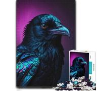 Paper Jigsaw Puzzle A Raven Curiosity 1000pcs (38x26cm) for Adults | Screen-free activity for adults at weekends for relaxed downtime.