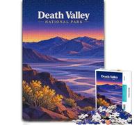 Paper Jigsaw Puzzle Death Valley National Park 1000pcs (52x38cm) for Adults | For piece-by-piece progress, this adult jigsaw puzzle with 1000 pieces fits quiet evenings and weekends.