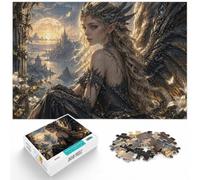 Paper Jigsaw Puzzle for Adults 1000pcs (70x50cm) Dark Angel Fantasy Castle | For adult puzzle fans at Christmas, this adult jigsaw puzzle with 1000 pieces turns winter leisure into a focused activity.