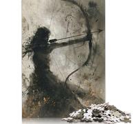 Paper Jigsaw Puzzles Shadow Archers Focus 1000 Piece Puzzles Adults And Jigsaw Puzzle Challenge Toy 38x26cm/1000pcs