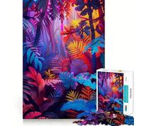 Paper Jungle Landscape for Adults 1000 Piece Jigsaw Puzzle Thought Toy Anxiety Relief Precise Edge Thoughtful Gift (38x26cm)