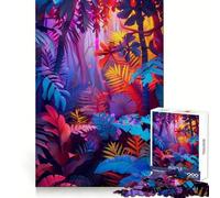 Paper Jungle Landscape Hard Jigsaw Puzzle for Adults 1000 Pieces Think Toy Peaceful Fun Clean Cut Fine Art Piece (50x75cm)