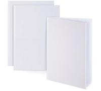 Paper Junkie 3 Pack Hardcover Books for Kids to Write Stories, Unlined Sketchbook Journal, 18 Sheets / 36 Pages (7 x 10 In) (Blank inside)