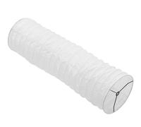 Paper Lampshade for Floor Lamp, Pleated Cylinder Shade, White Nordic Style | Foldable Iron Frame, Oblong Profile, Ambient Lighting, Space Efficient Design for Bedrooms, Dorms, Hotels and Homeowners