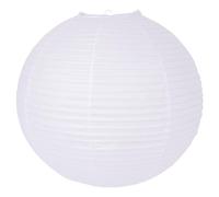 Paper Lampshade Hanging Light Shade 40cm, Premium Oriental Ribbed Japanese Lantern Ceiling Fixture, Classic Plain Ivy Style, Durable Metal Frame with Extra Ribbing Perfect for Pendent Home Lighting