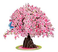 Paper Love 3D Cherry Blossom Tree Pop Up Card, with Detachable Popup Keepsake, Gift for Birthday, Graduation, Get Well, Thank You, All Occasion or Just Because - Oversized 10" x 7" Cards - Includes
