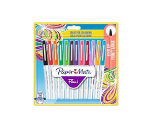 PAPER MATE 1 x 12 Flair Felt-Tip Pens Bold B