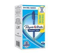 PaperMate FlexGrip Ultra Ballpoint Pen 1 mm Blue Non Refillable Pack of 36
