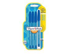 Paper Mate 1956711 Inkjoy 100 Fineliner Pen - Blue (Pack of 4)