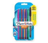 Paper Mate 1956737 InkJoy 100 Ball Pen Medium Tip Assorted Colours Pack of 8